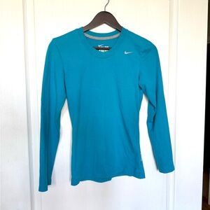 Nike Dri-FIT Cotton Tee - Turquoise